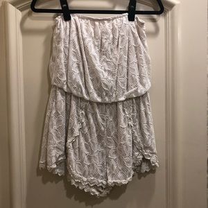 Free People Other - free people - strapless white lace romper Free People Other - free people - strapless white lace romper